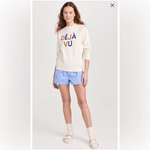 Clare V. Deja Vu sweatshirt NWT
